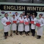 Warwickshire Overall Winning Team with Mr Robert Madders The English Winter Fair Chairman