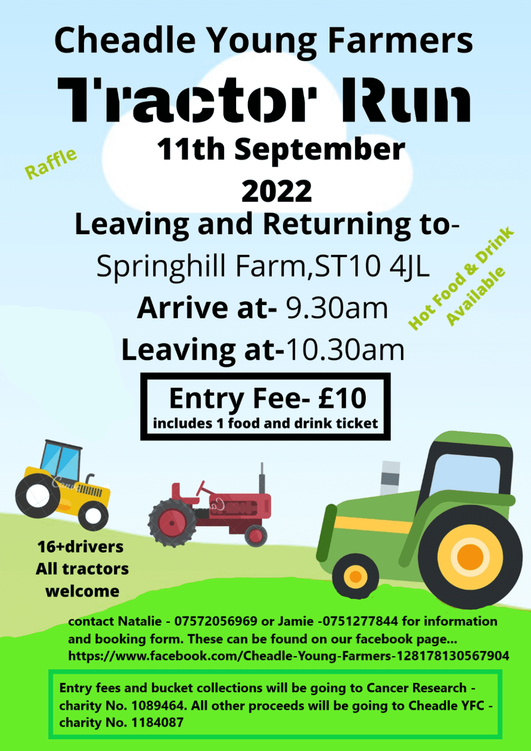 Cheadle YFC Tractor Run